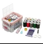 🧵 طقم خياطة احترافي متكامل – 28 قطعة في صندوق منظم